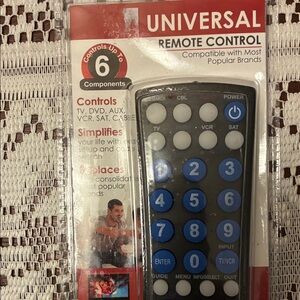 Universal Remote Control - Black and Gray
